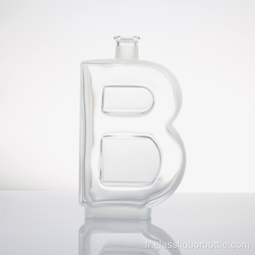 Bouteille de verre courte de 500 ml